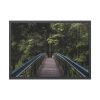 Bridge in the Forest Framed Poster