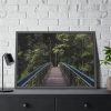 Bridge in the Forest Framed Poster
