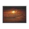 Hot Air Balloon in Desert Framed Poster