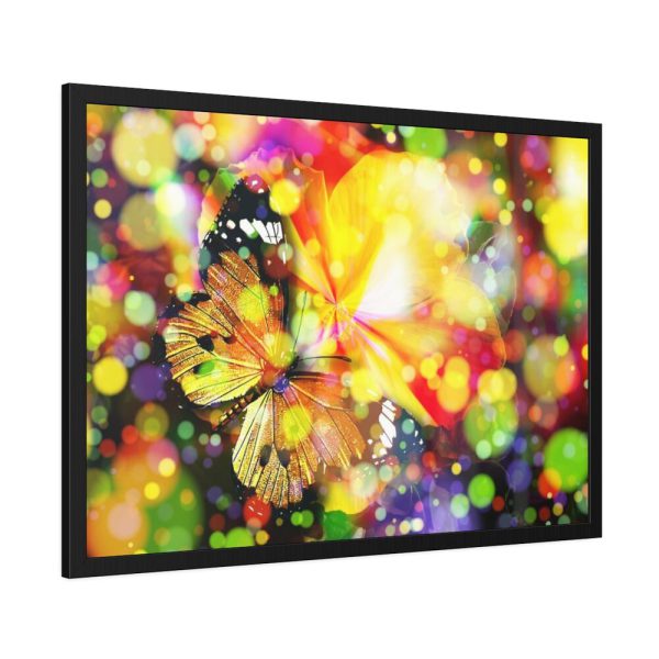 93855-61.jpg Butterfly Bokeh Magic Dream Framed Poster