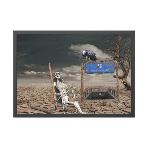 93855-612.jpg Composing Metro Desert Grim Framed Poster