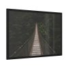 93855-629.jpg Bridge Leading to a Dense Forest Framed Poster