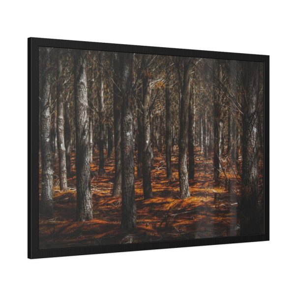 93855-637.jpg Dark Overgrown Forest Framed Poster