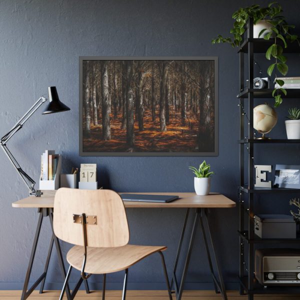 93855-638.jpg Dark Overgrown Forest Framed Poster