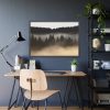 93855-662.jpg Trees and Forest in the Fog Framed Poster