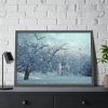 93855-667.jpg Forest Covered with Snow Framed Poster