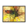 Butterfly Stopwatch Eye Face Framed Poster
