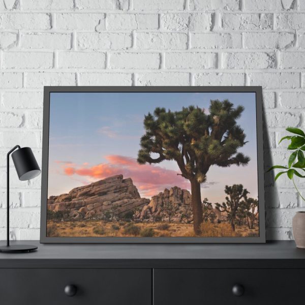 93855-699.jpg Sunset near Turtle Rock Framed Poster