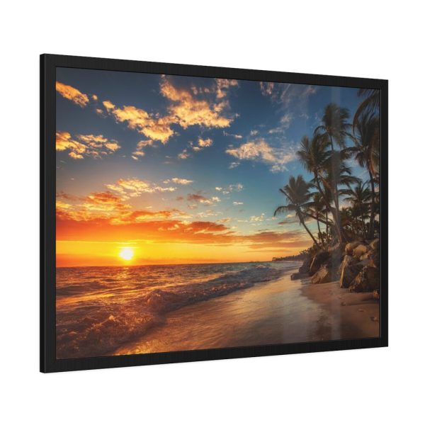 93855-705.jpg Sunrise Over the Beach Punta Cana Framed Poster