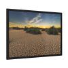 93855-745.jpg Drought Dehydrated Clay Floor Earth Cracked Framed Poster