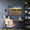 93855-746.jpg Drought Dehydrated Clay Floor Earth Cracked Framed Poster