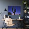 93855-750.jpg Saguaro Cactus Dominates in the Garden of the White Stallion Ranch Framed Poster