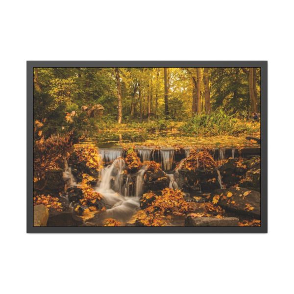 93855-760.jpg Waterfall Autumn Framed Poster