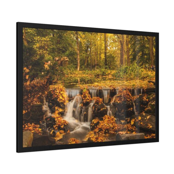 93855-761.jpg Waterfall Autumn Framed Poster
