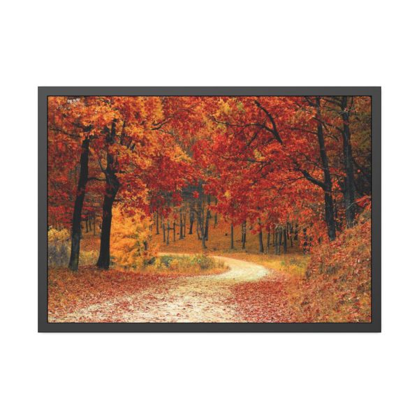 93855-768.jpg Red Season in the Woods Framed Poster