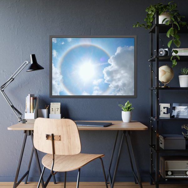 93855-837.jpg Rainbow ring Framed Poster