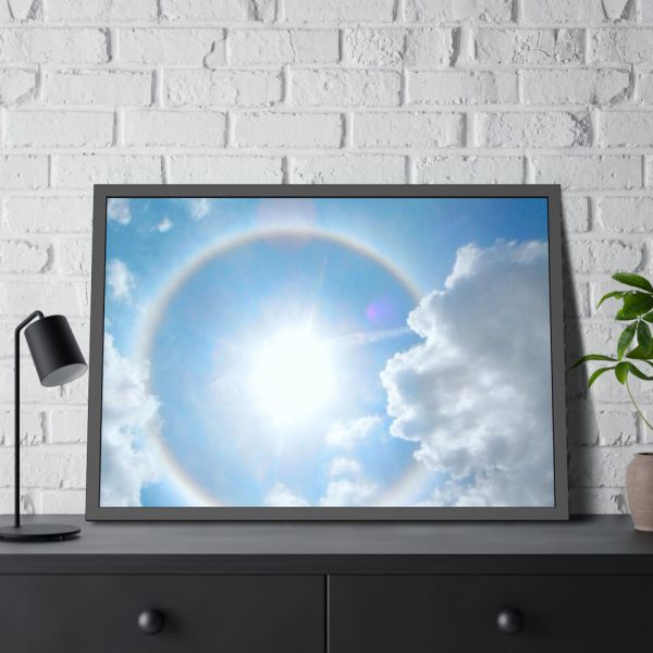 93855-838.jpg Rainbow ring Framed Poster