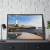 93855-854.jpg Lighthouse Near Beautiful Ocean Framed Poster
