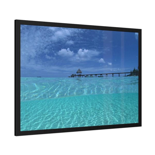 93855-864.jpg Beautiful Beach Landscape Framed Poster