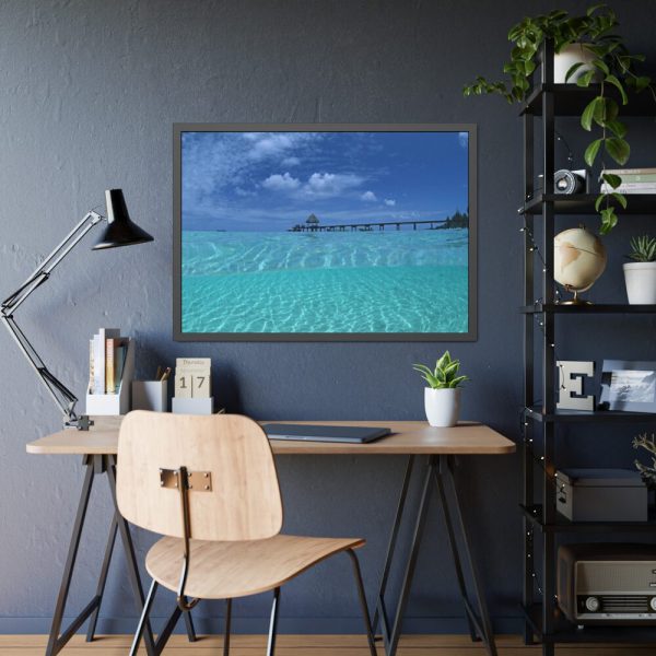93855-865.jpg Beautiful Beach Landscape Framed Poster