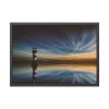 93855-883.jpg Water Reflection and Lighthouse in Dusk Framed Poster