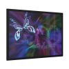Abstract Fractal Butterfly Fantasy Framed Poster