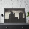 93855-902.jpg Rainy Night from the Window Framed Poster