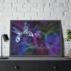 Abstract Fractal Butterfly Fantasy Framed Poster