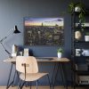 City Building in the Evening Framed Poster