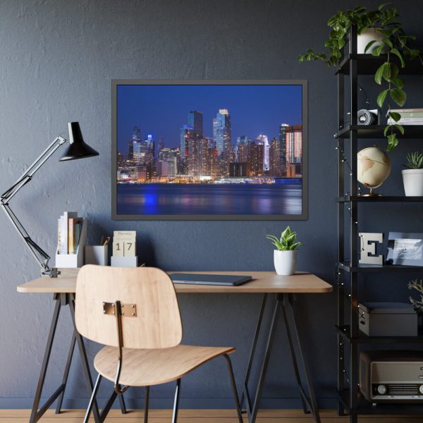 93855-953.jpg NYC Manhattan, Urban City Framed Poster