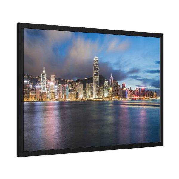 93855-960.jpg Skyline in Hong Kong Framed Poster