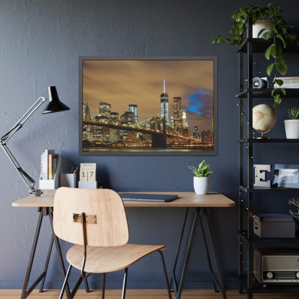 93855-989.jpg Brooklyn Bridge Framed Poster
