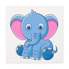 101419-101.jpg Baby Elephant Standard Canvas