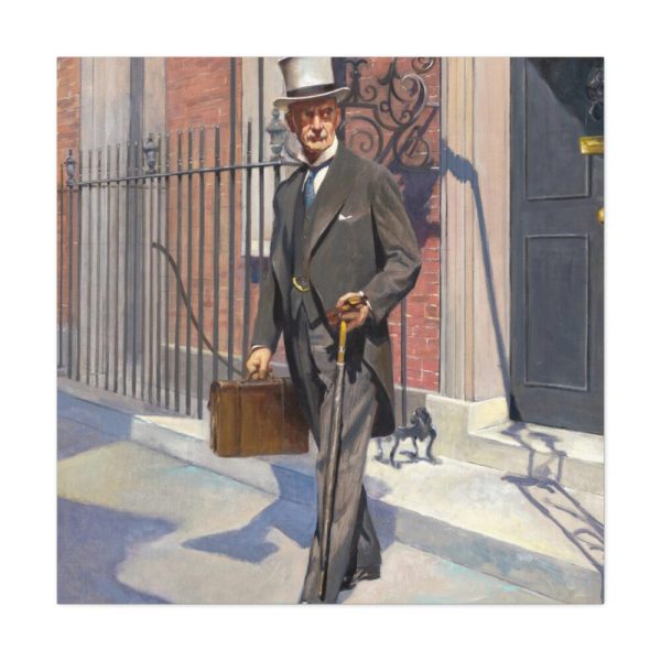 101419-126.jpg Neville Chamberlain by Samuel Johnson Woolf Standard Canvas