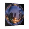 101419-35.jpg Photo Effect City Skyscrapers Lighting Ball Standard Canvas