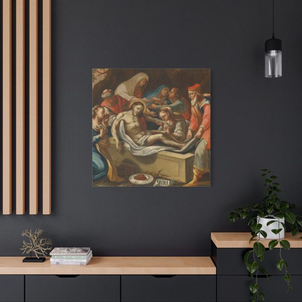 101419-53.jpg Entombment of Christ Standard Canvas