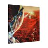 Astronauts Walking on Mars Standard Canvas