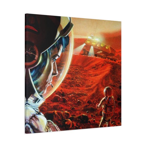 Astronauts Walking on Mars Standard Canvas