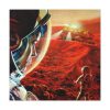 Astronauts Walking on Mars Standard Canvas