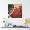 Astronauts Walking on Mars Standard Canvas