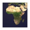 Africa Continent  Standard Canvas