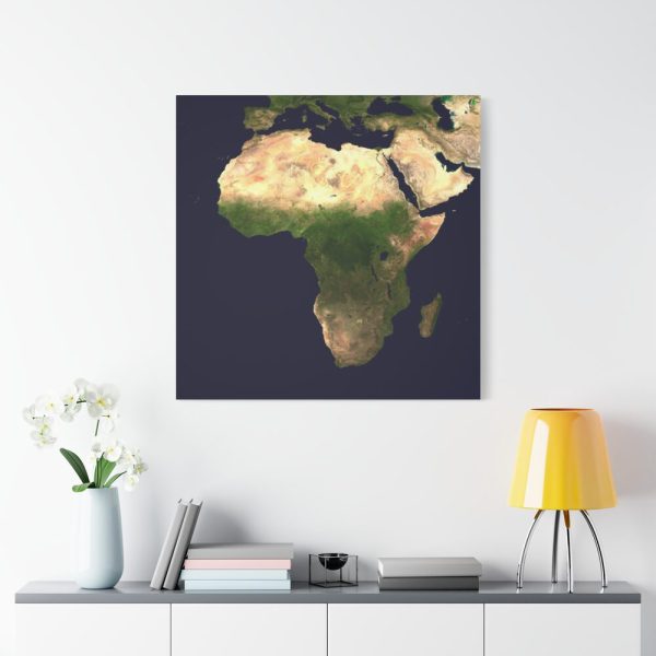 Africa Continent  Standard Canvas