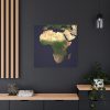 Africa Continent  Standard Canvas