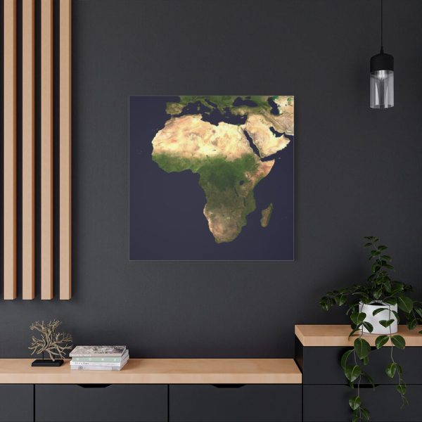 Africa Continent  Standard Canvas