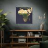 Africa Continent  Standard Canvas
