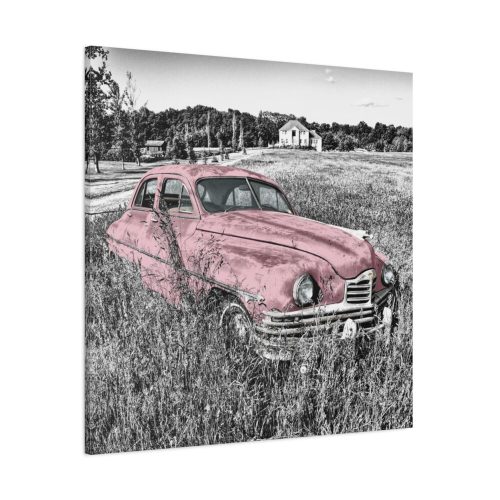 101419-85.jpg Pink Oldtimer Car Standard Canvas