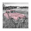 Pink Oldtimer Car Standard Canvas
