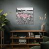 Pink Oldtimer Car Standard Canvas