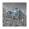 Blue Oldtimer Car Standard Canvas