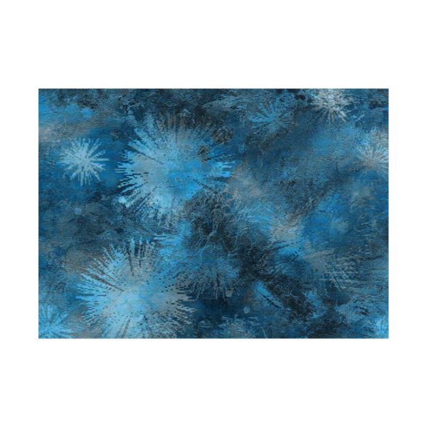 101857-20.jpg Аrt Painting Blue Blob Poster